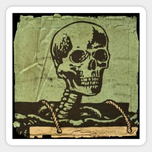 Grey Skull. Sticker